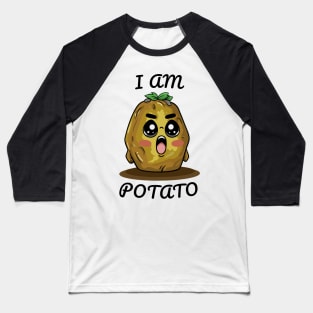 Funny Potato, I am Potato Baseball T-Shirt